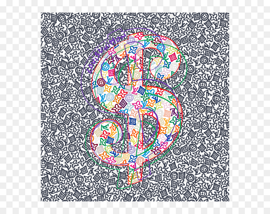 Illustration, HD Png Download - louis vuitton pattern png
