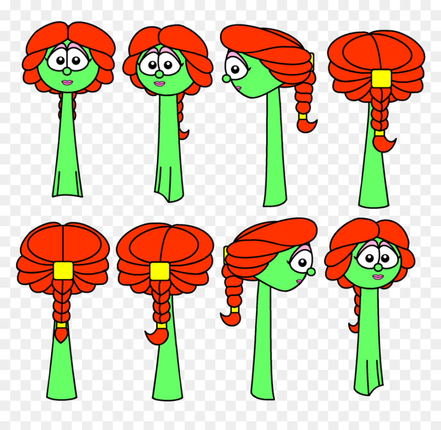 Petunia Rhubarb Veggietales Base, HD Png Download - petunia png