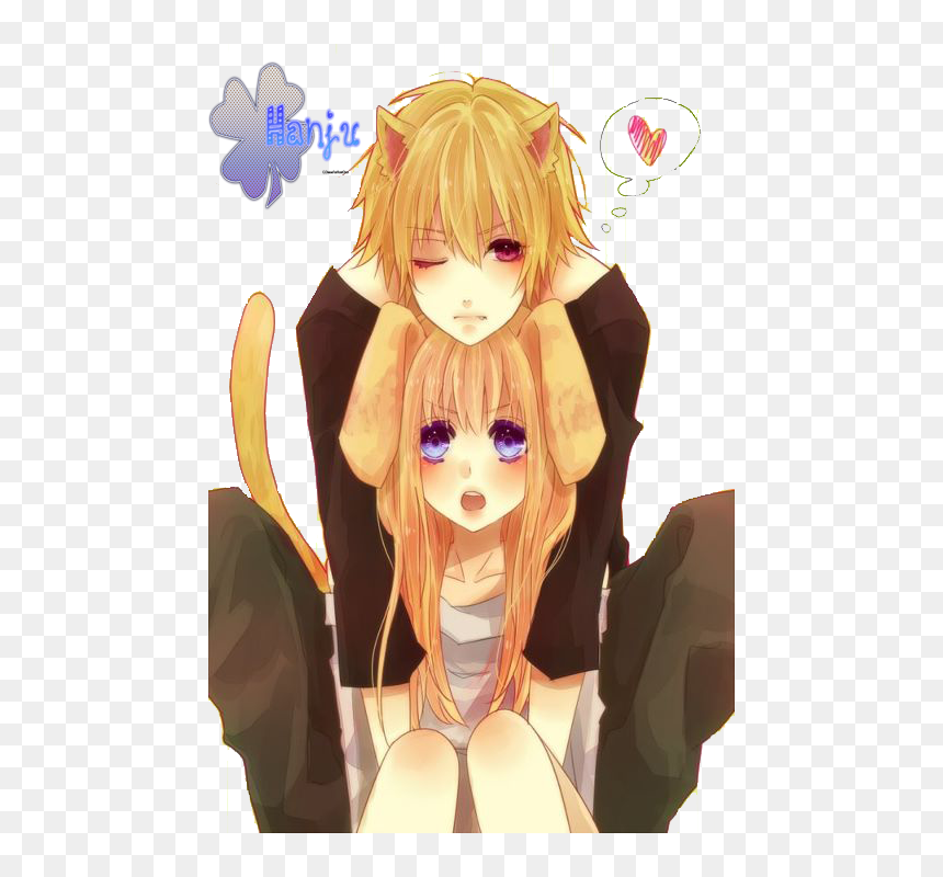 Neko Girl Boy Anime, HD Png Download - cat girl png