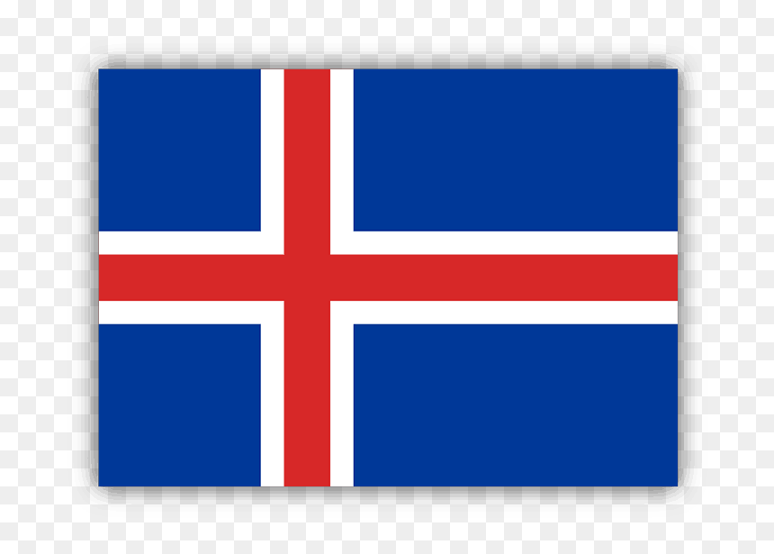Icelandic Jokes, HD Png Download - iceland flag png