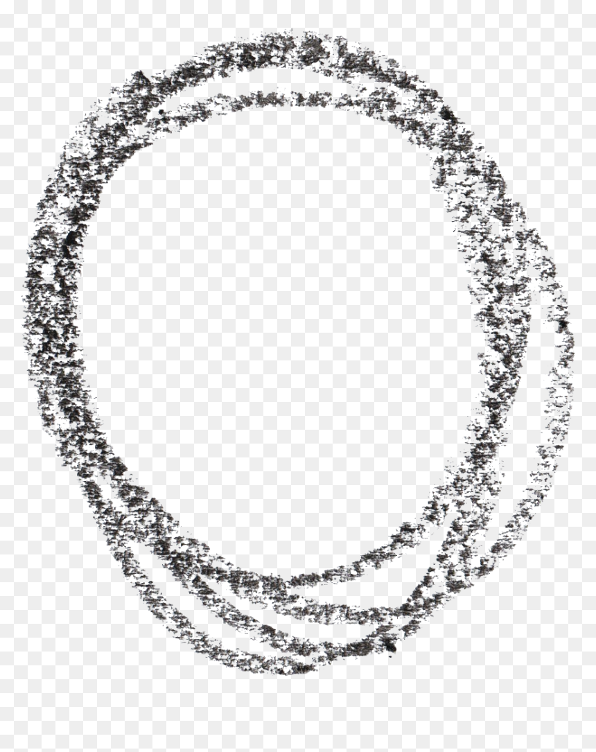 Green Crayon Scribble Transparent, HD Png Download - chain circle png