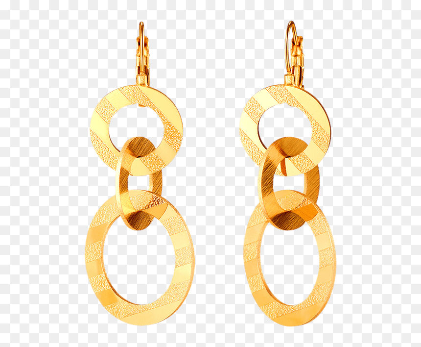 Earring, HD Png Download - chain circle png