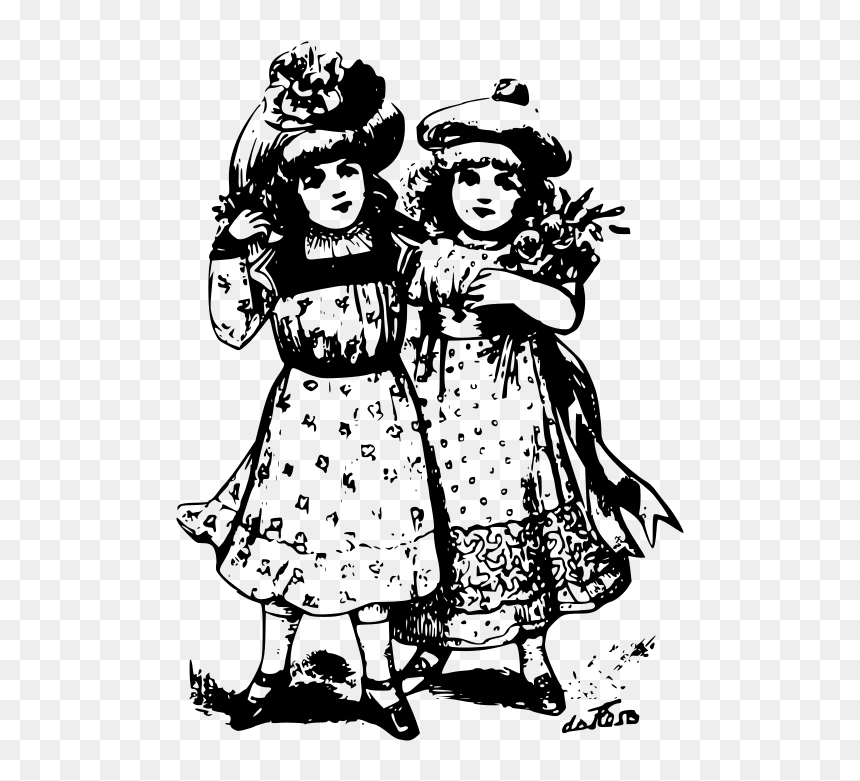 Illustration, HD Png Download - vintage girl png