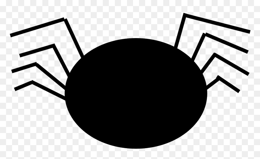 Araña Halloween En Png, Transparent Png - spider silhouette png