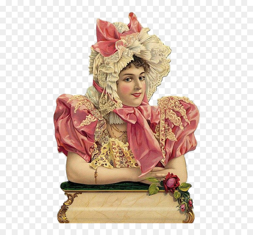 ผู้หญิง วิน เท จ Png, Transparent Png - vintage girl png