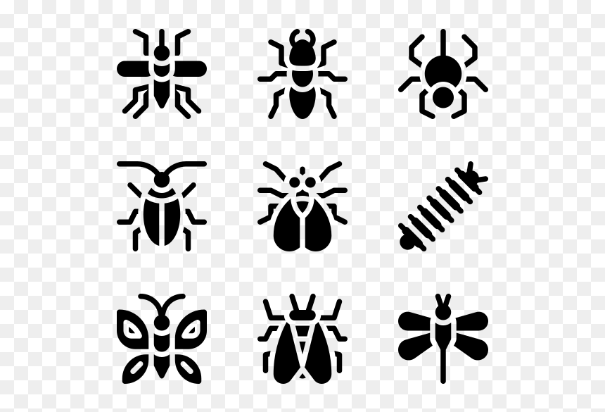 Insect, HD Png Download - spider silhouette png