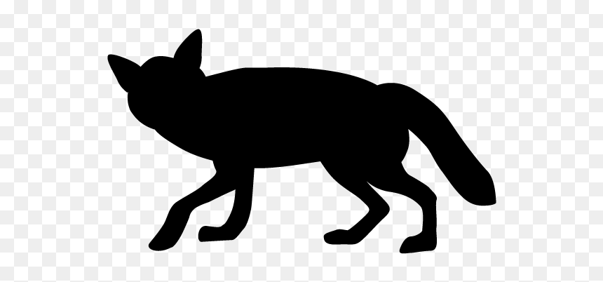 Tasmanian Devil Silhouette Png, Transparent Png - fox icon png