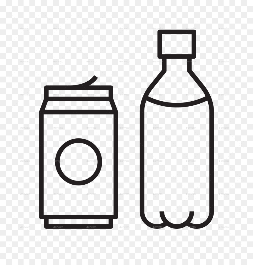 Vector Graphics, HD Png Download - water bottle icon png