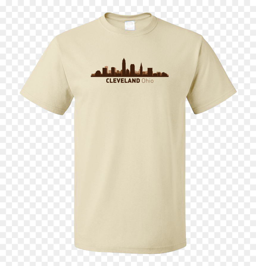 Jesus Shaves T Shirt, HD Png Download - cleveland skyline png