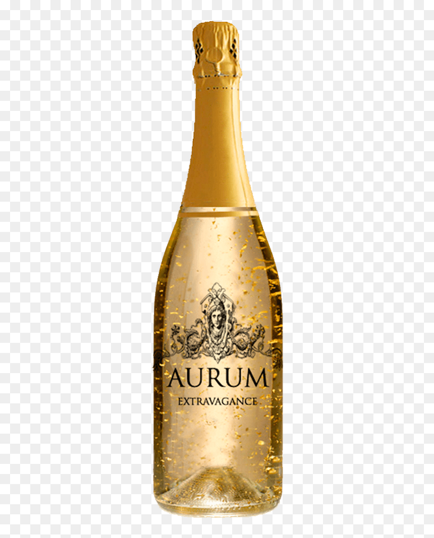 Aurum Extravagance, HD Png Download - gold champagne bottle png