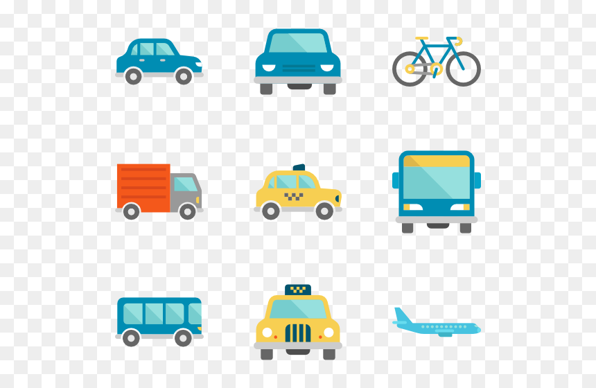 Means Of Transport Png, Transparent Png - car icon vector png