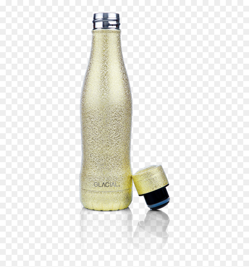 Glass Bottle, HD Png Download - gold champagne bottle png