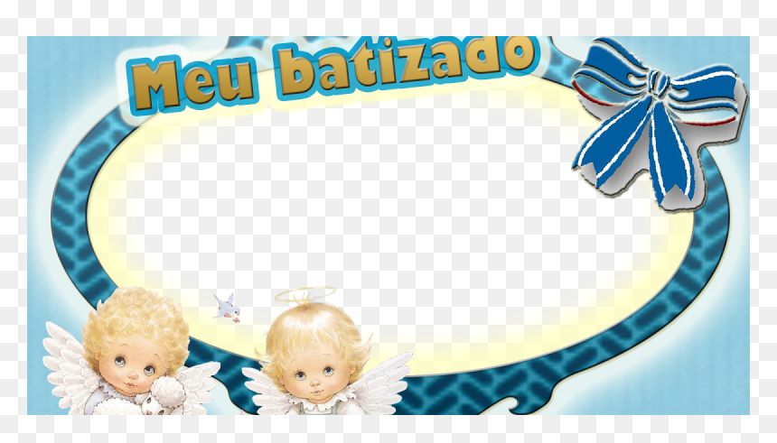 Angel, HD Png Download - molduras batizado png