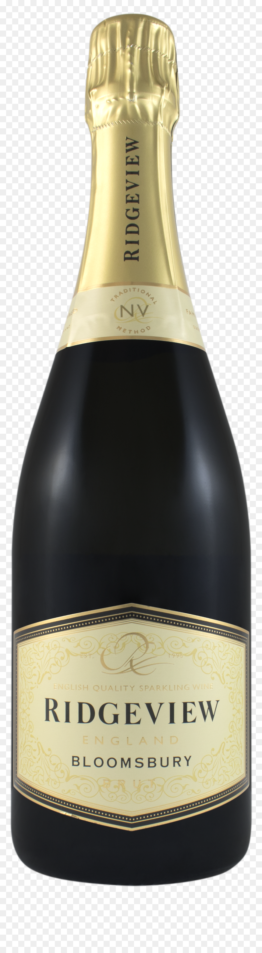 Ridgeview, HD Png Download - gold champagne bottle png