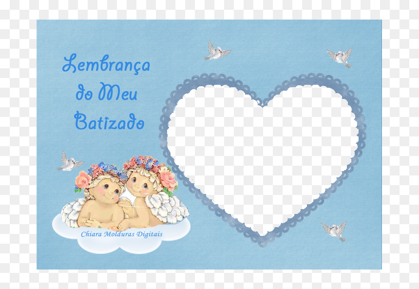 Molduras Para Fotos De Batizado, HD Png Download - molduras batizado png
