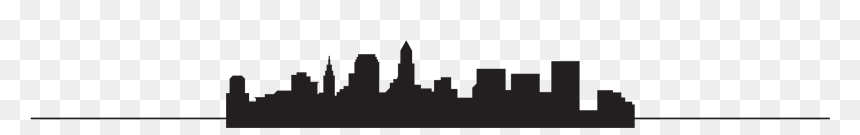 Silhouette, HD Png Download - cleveland skyline png
