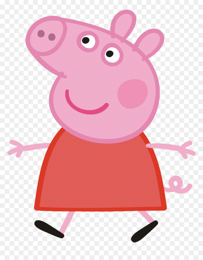 Peppa Pig, HD Png Download - molduras batizado png