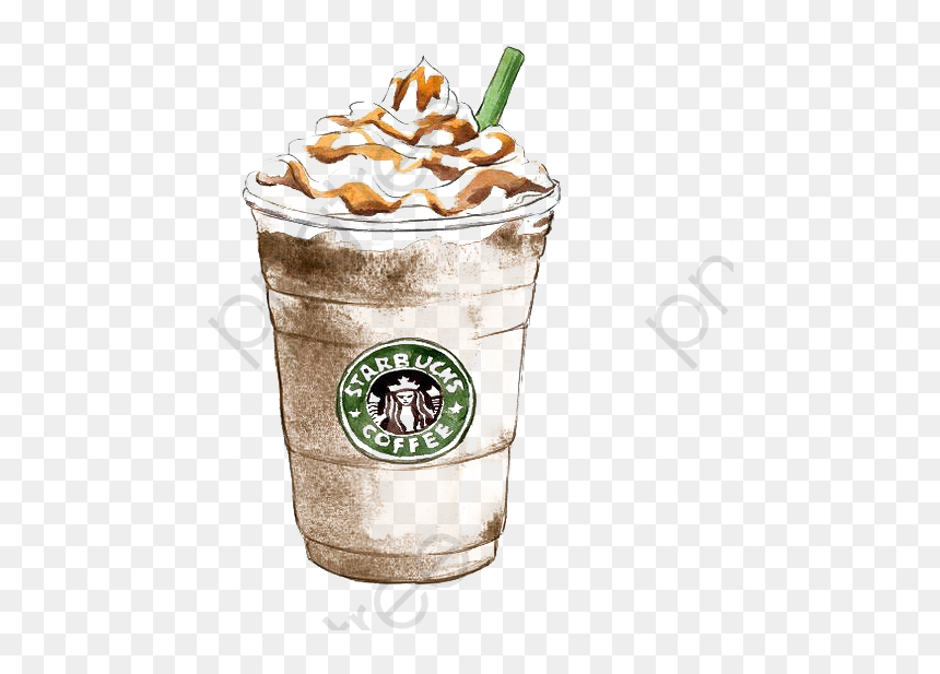 Starbucks Coffee Drawing, HD Png Download - starbucks coffee cup png