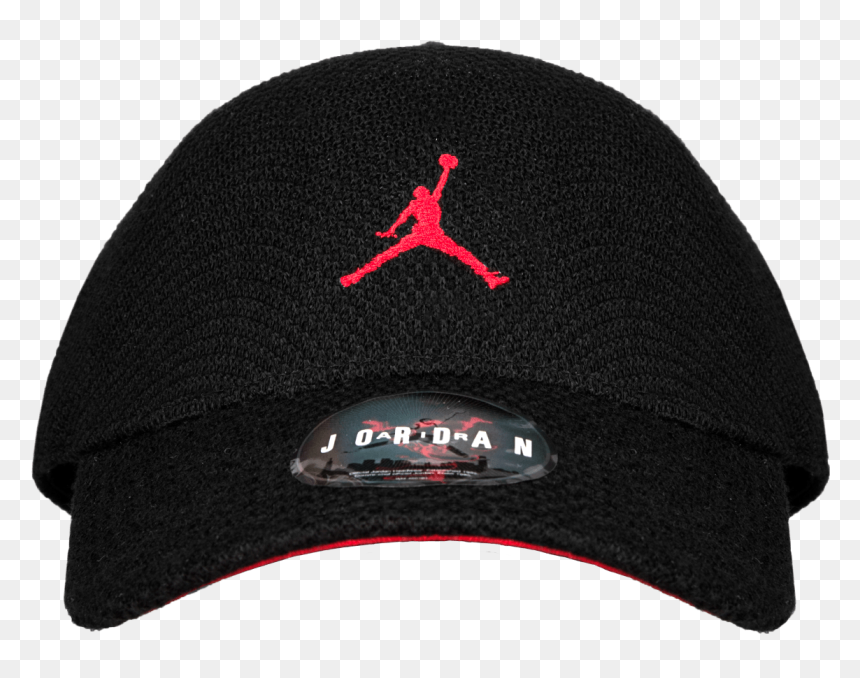 Black And Red Jordan Cap, HD Png Download - jumpman png