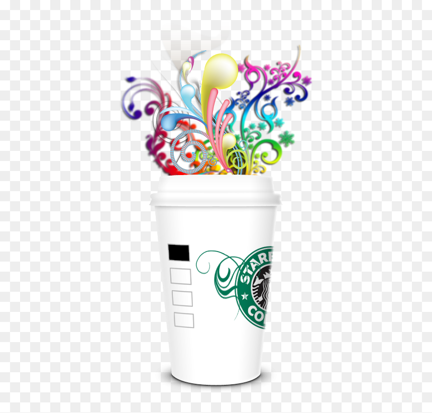 Starbucks, HD Png Download - starbucks coffee cup png