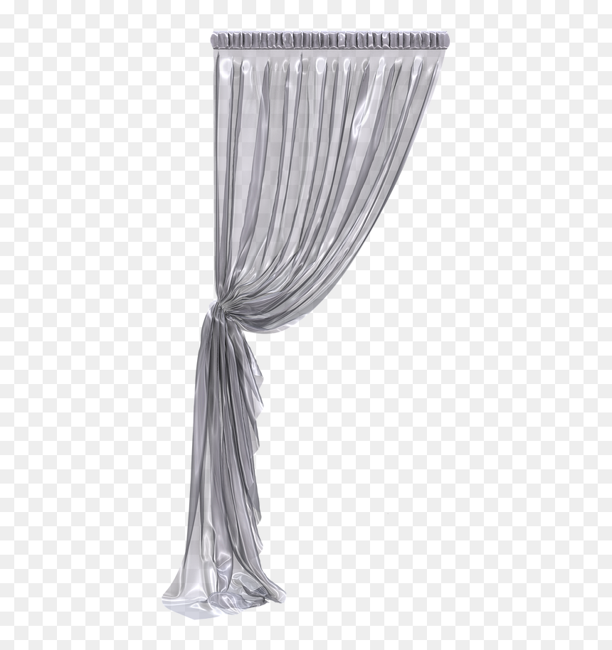 White Curtain Stage Png, Transparent Png - flying fabric png