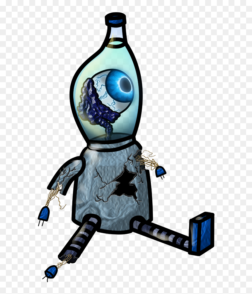 Illustration, HD Png Download - robot eye png