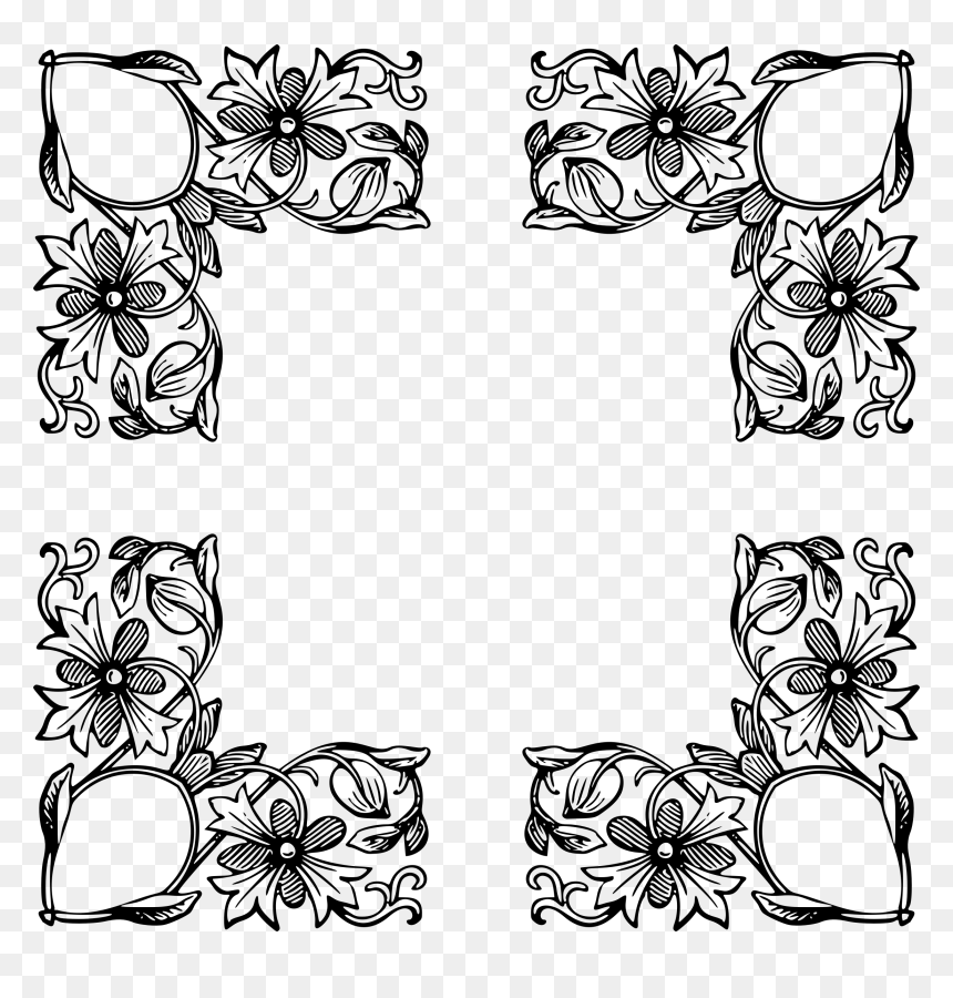 Ozdobne Obramowania, HD Png Download - floral divider png