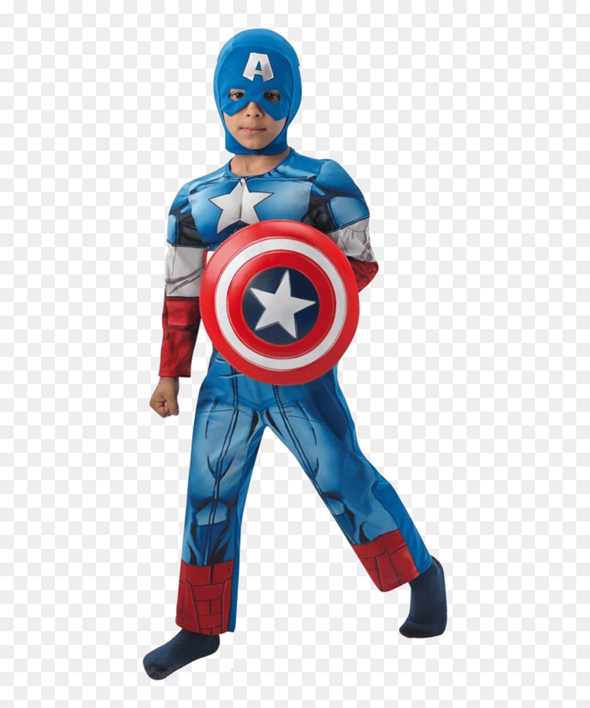 Captain America Fancy Dress, HD Png Download - captain america mask png