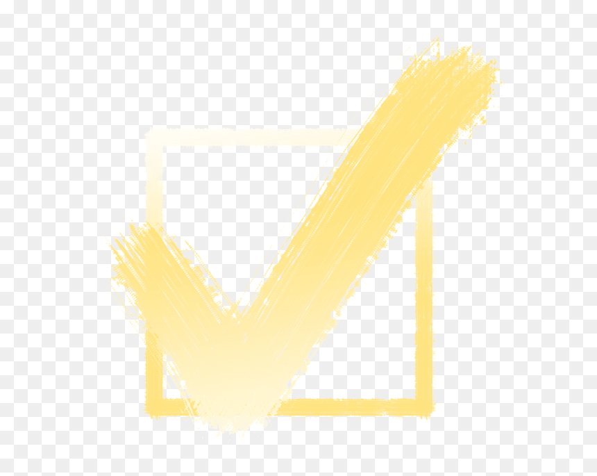 Visual Arts, HD Png Download - yellow check mark png
