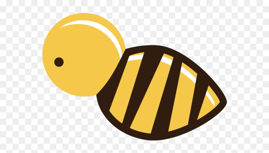 Cartoon Bee Transparent Background, HD Png Download - bee logo png