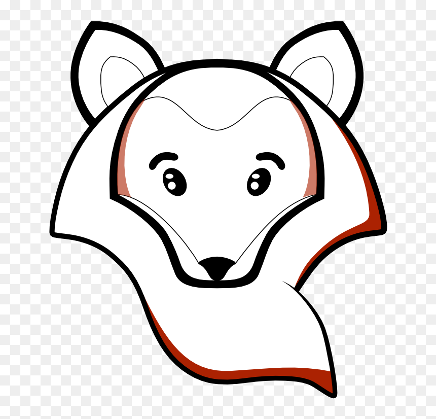 Coloring Book, HD Png Download - fox face png