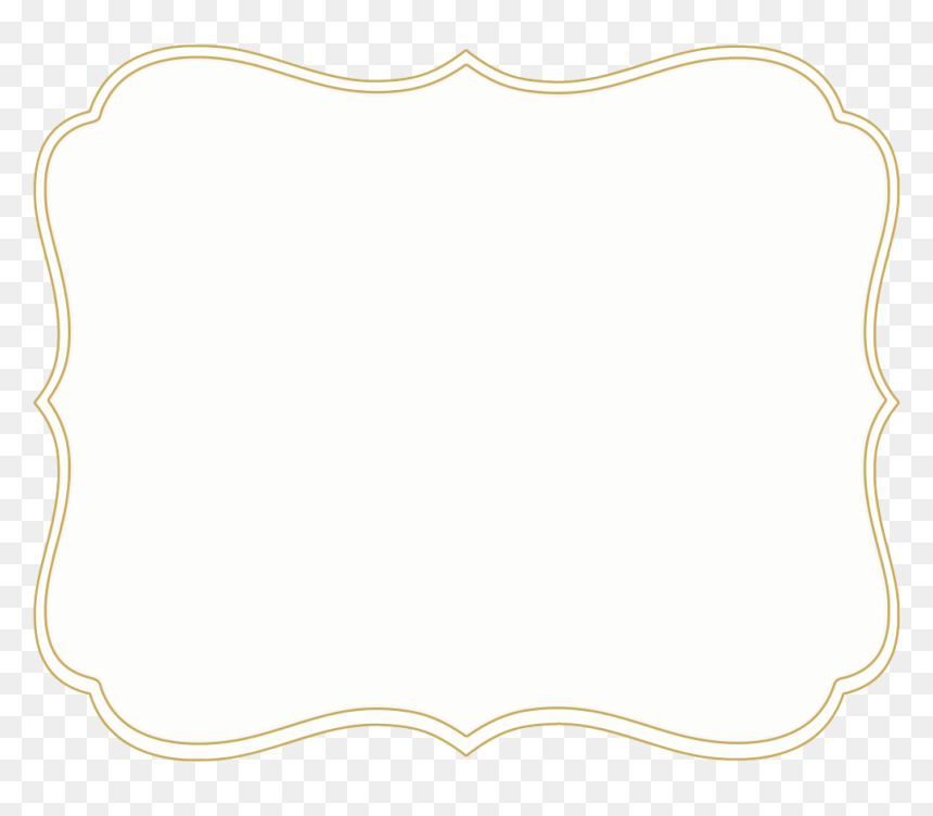 Clip Art, HD Png Download - moldura dourada arabescos png