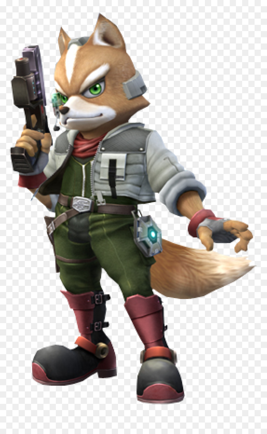 Super Smash Bros Brawl Fox, HD Png Download - fox face png