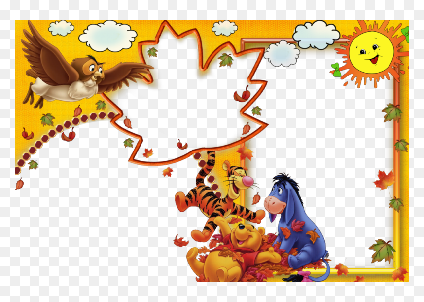 Winnie Pooh, HD Png Download - marcos png para photoshop