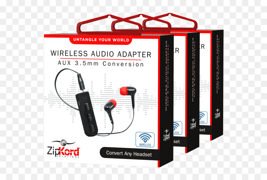 Clip Bluetooth Earphone, HD Png Download - aux cord png