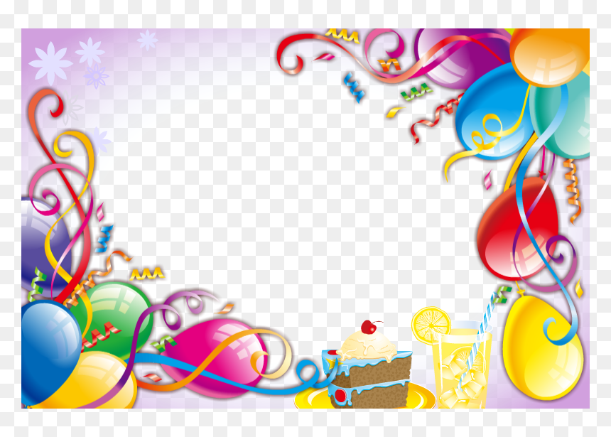 Moldura Para Aniversariantes Do Mes, HD Png Download - marcos png para photoshop