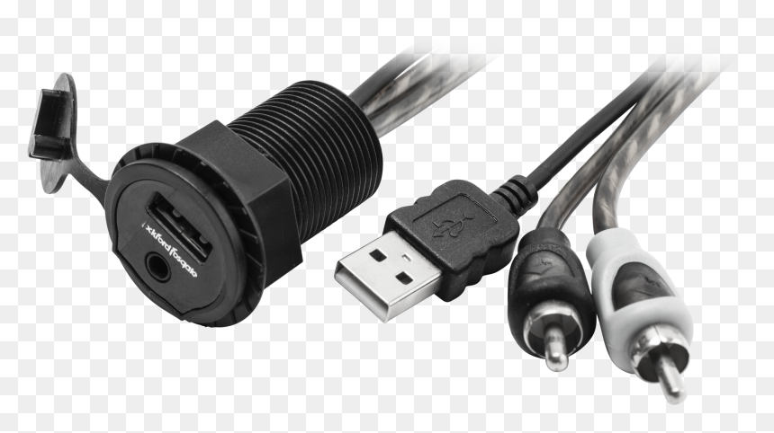 Rockford Fosgate Paux, HD Png Download - aux cord png