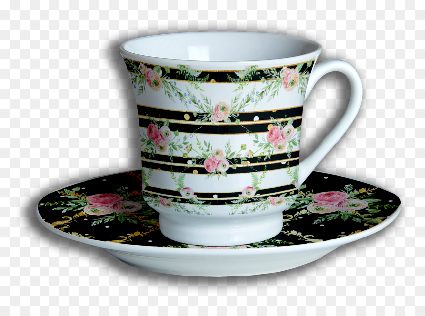 Coffee Cup, HD Png Download - shabby chic png