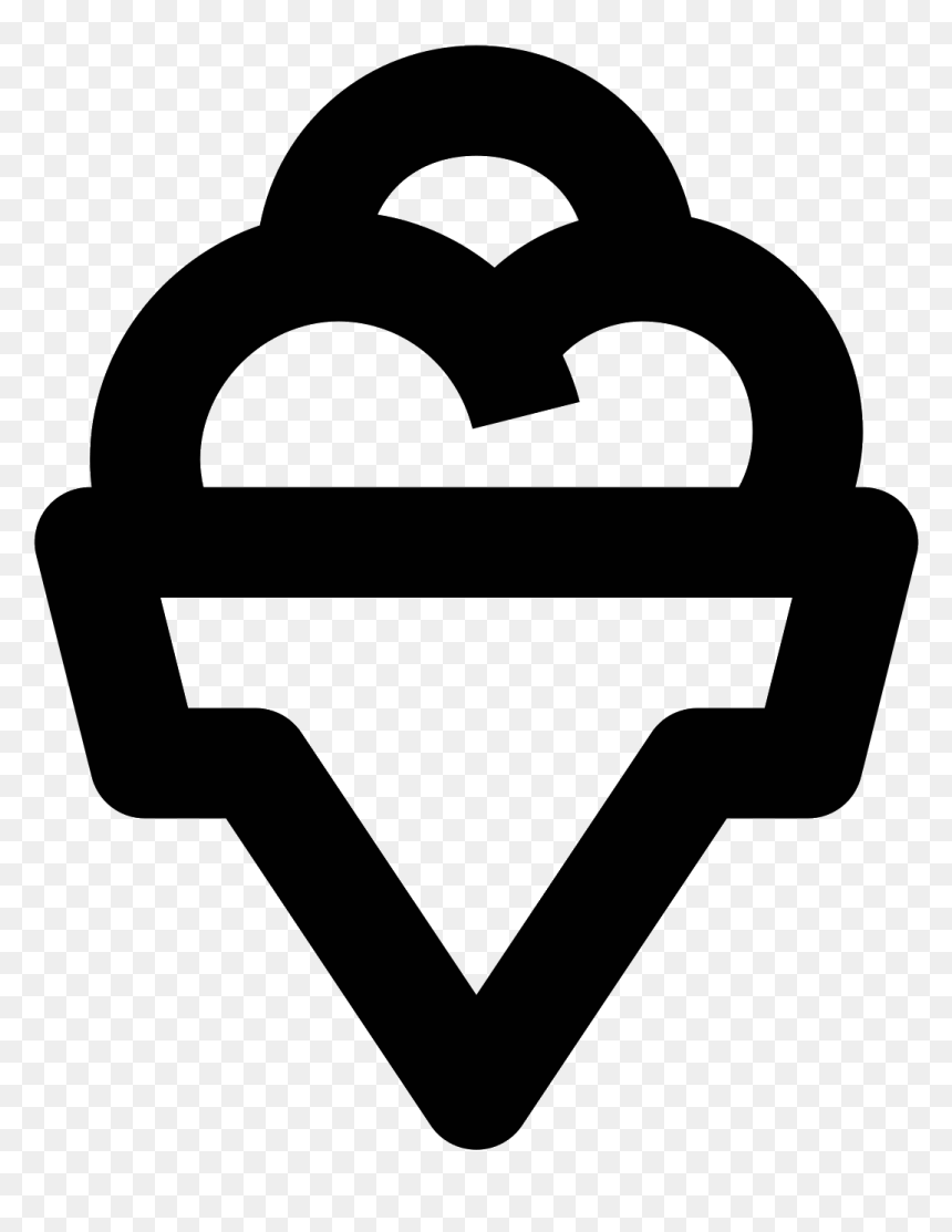 Sign, HD Png Download - ice cream icon png