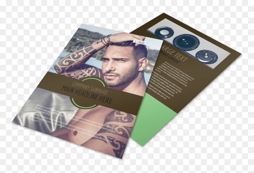 Book Cover, HD Png Download - flyer model png