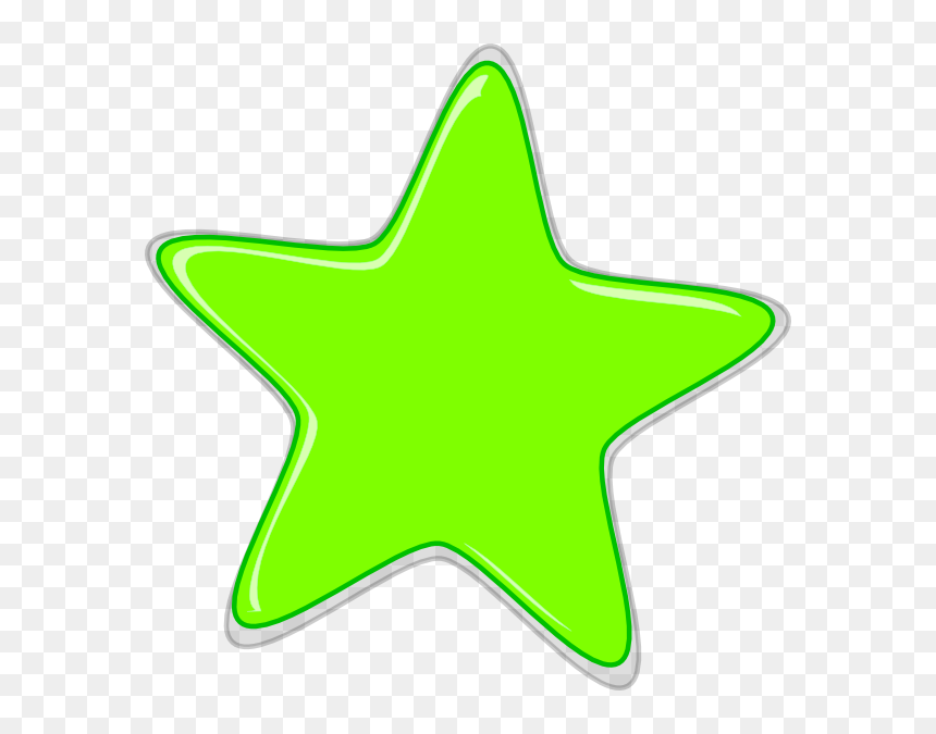 Star Clip Art Green, HD Png Download - yellow sparkle png