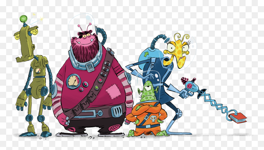 Summer Reading Challenge 2019 Characters, HD Png Download - cartoon alien png