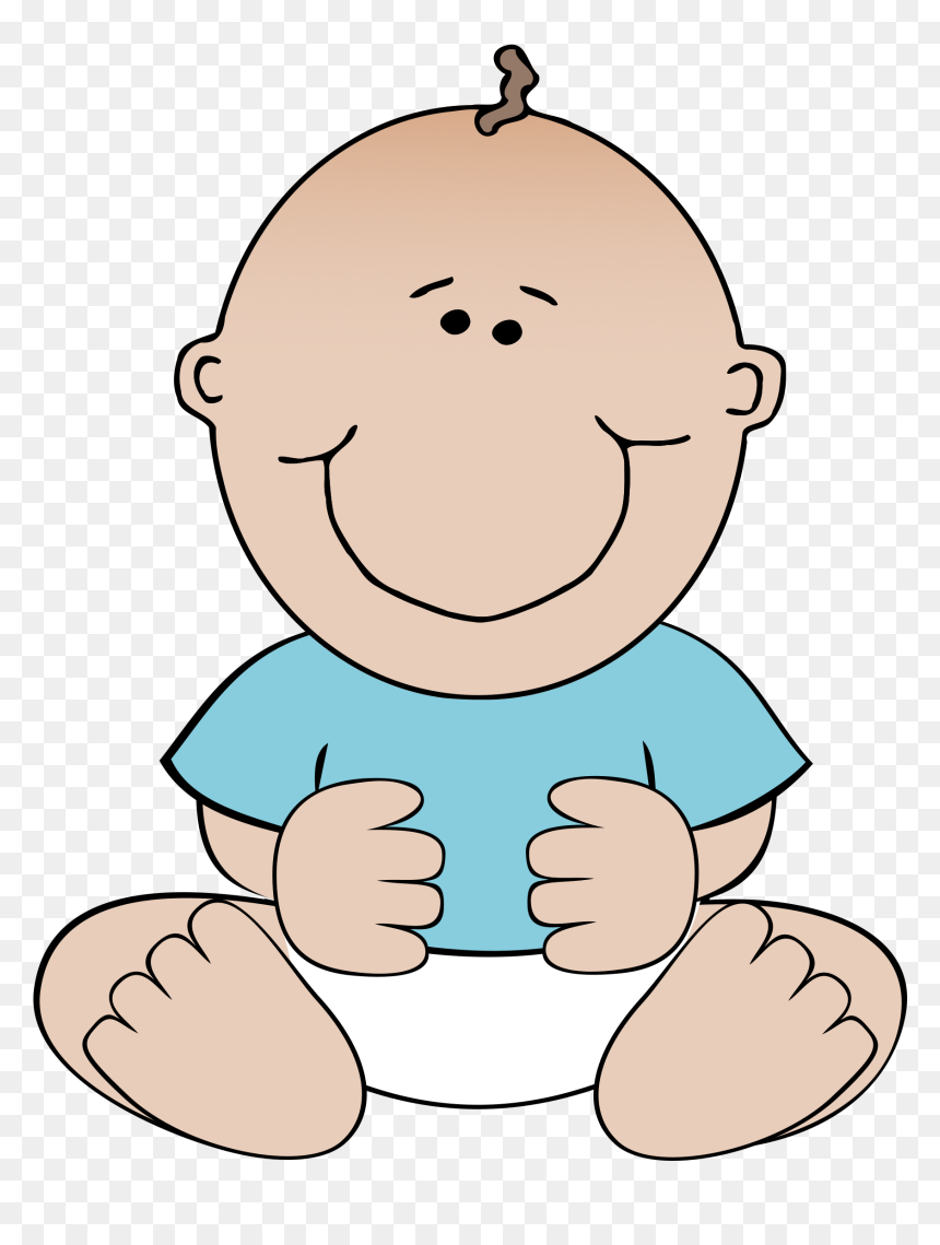 Baby Boy Clipart, HD Png Download - bebes png