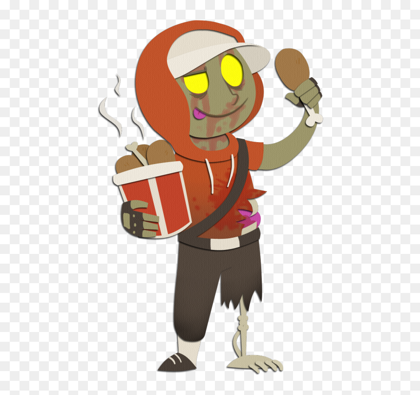 Cartoon, HD Png Download - cartoon zombie png