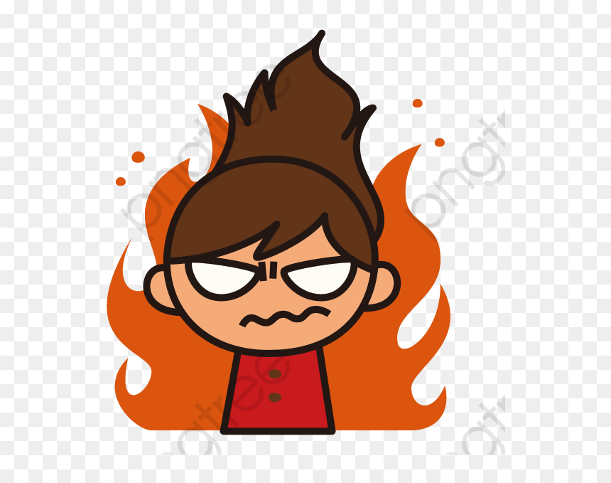 Angry Boy Cartoon, HD Png Download - cartoon zombie png