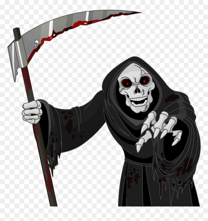 Grim Reaper Png, Transparent Png - creepy mouth png