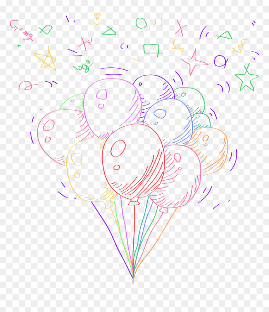 Drawing, HD Png Download - birthday ribbon png