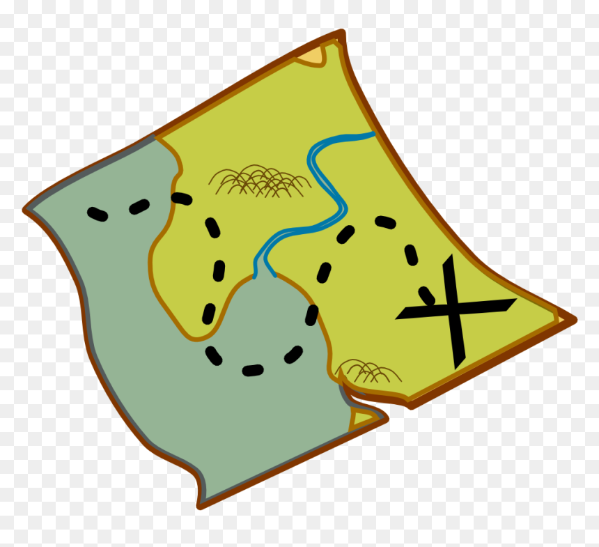 Treasure Map Clipart, HD Png Download - map clipart png
