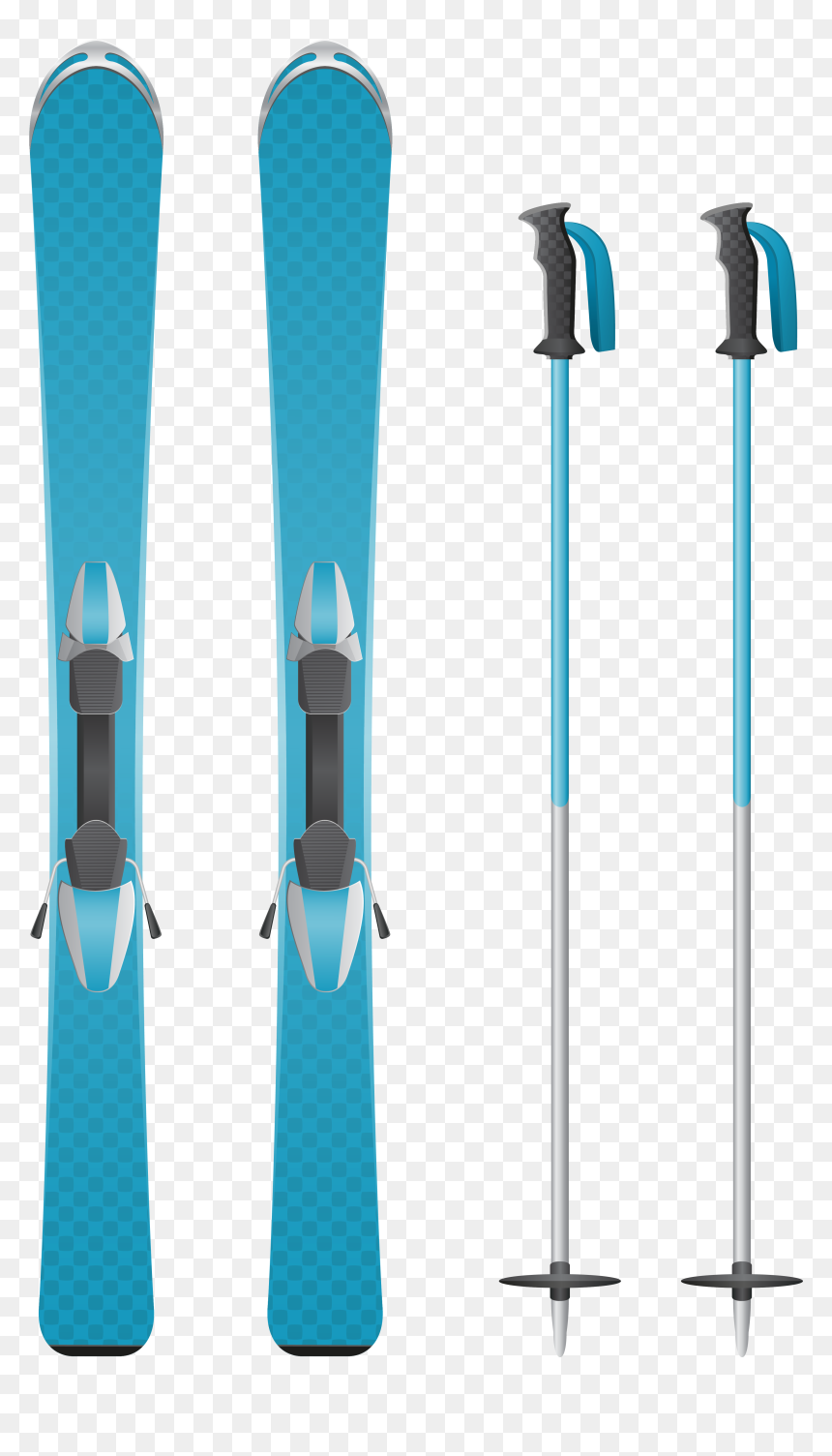 Skis Clip Art, HD Png Download - wooden pole png