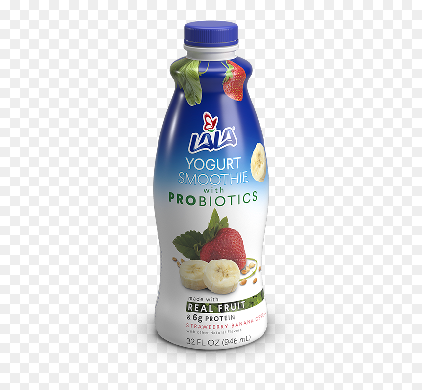 Lala Yogurt Smoothie Probiotic, HD Png Download - fresas png
